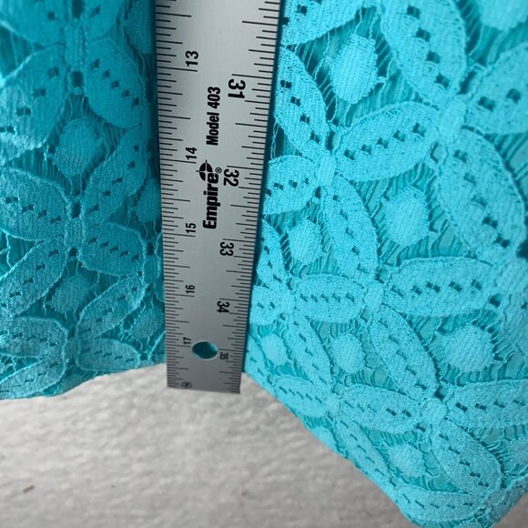 Lilly Pulitzer Women's Shorely Blue‎ 3/4 Sleeve Lace Lori Dress Size 6 NWT 9190 - Picture 4 of 12